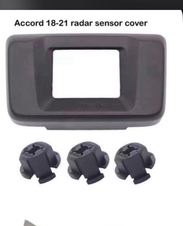 Accord 2018-2021 radar sensor cover with mounting clips