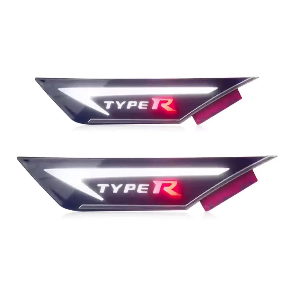 Honda Type R LED side marker lights with white glow