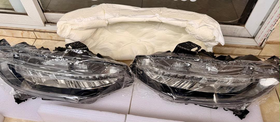Pair of wrapped replacement headlights